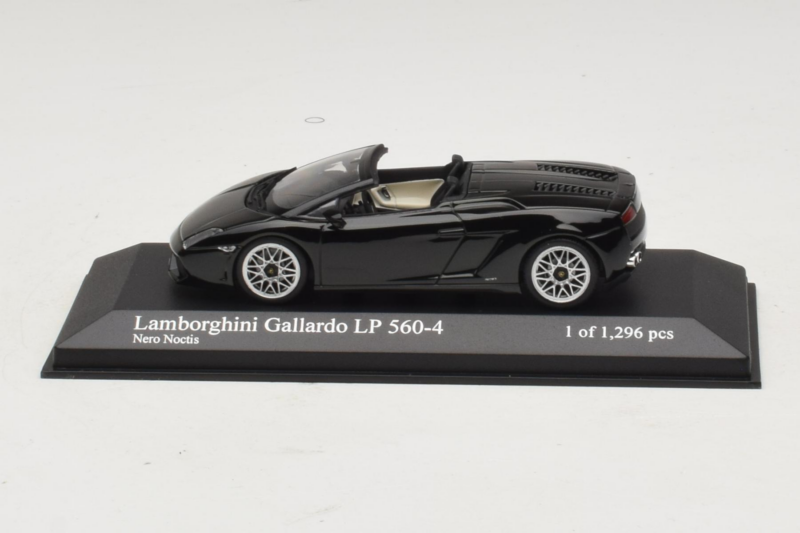 Lamborghini Gallardo LP560-4 Spyder Black Minichamps 1:43 Lamborghini Gallardo LP560-4 Spyder Black Minichamps 1:43 400103830 Diecast