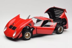 Lamborghini Miura SVR Red & Black Kyosho 1:18 08319R Diecast - image 2 of 8