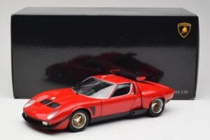 Lamborghini Miura SVR Red & Black Kyosho 1:18 08319R Diecast - image 8 of 8