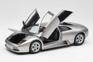 Lamborghini Murcielago Silver Maisto 1:18 7450257 Diecast - image 2 of 8