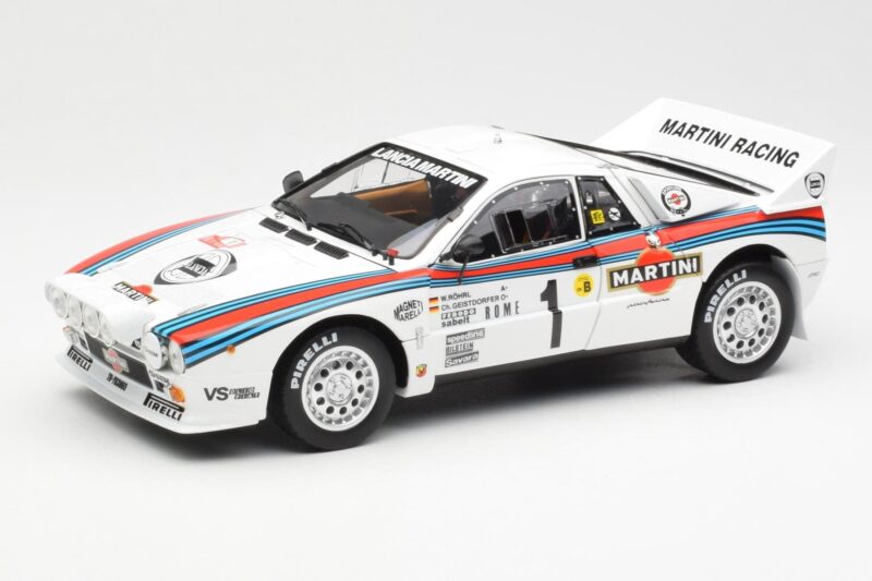 Lancia 037 Martini #1 W. Rohrl / C. Geistdorfer Winner Rally Monte Carlo 1983 Night Version Kyosho 1:18 Lancia 037 Martini #1 W. Rohrl / C. Geistdorfer Winner Rally Monte Carlo 1983 Night Version Kyosho 1:18 08306A Diecast
