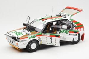 Lancia Delta HF 4WD #1 D. Cerrato Totip Rally Targa Florio 1987 Kyosho 1:18 08960C Diecast - image 2 of 8