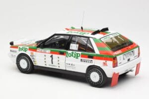 Lancia Delta HF 4WD #1 D. Cerrato Totip Rally Targa Florio 1987 Kyosho 1:18 08960C Diecast - image 7 of 8