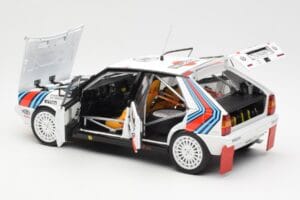 Lancia Delta HF 4WD #6 M. Biasion / T. Siviero Martini Rally Monte Carlo 1987 Kyosho 1:18 08960A Diecast - image 5 of 8
