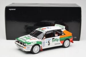 Lancia Delta HF Integrale Evo II Totip #5 A. Aghini / S. Farnocchia Rally Monte Carlo 1993 Kyosho 1:18 08348F Diecast - image 8 of 8