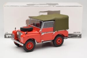Land Rover 88 Series I Red Minichamps 1:18 150168910 Diecast - image 8 of 8