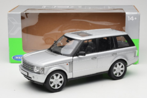 Land Rover Range Rover L322 Silver Welly 1:18 12536W Diecast - image 8 of 8