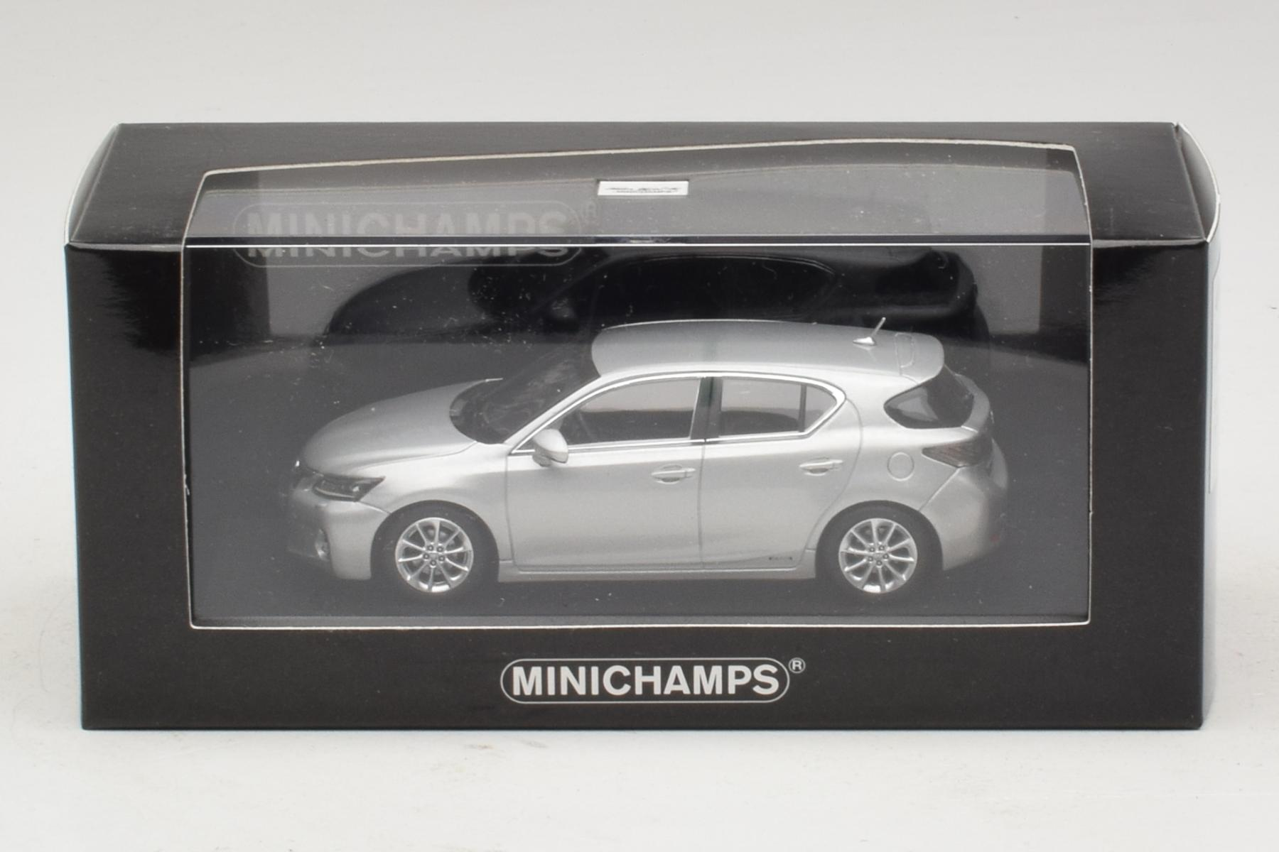 Minichamps Lexus CT200h 1:43 Silver Hybrid Hatchback