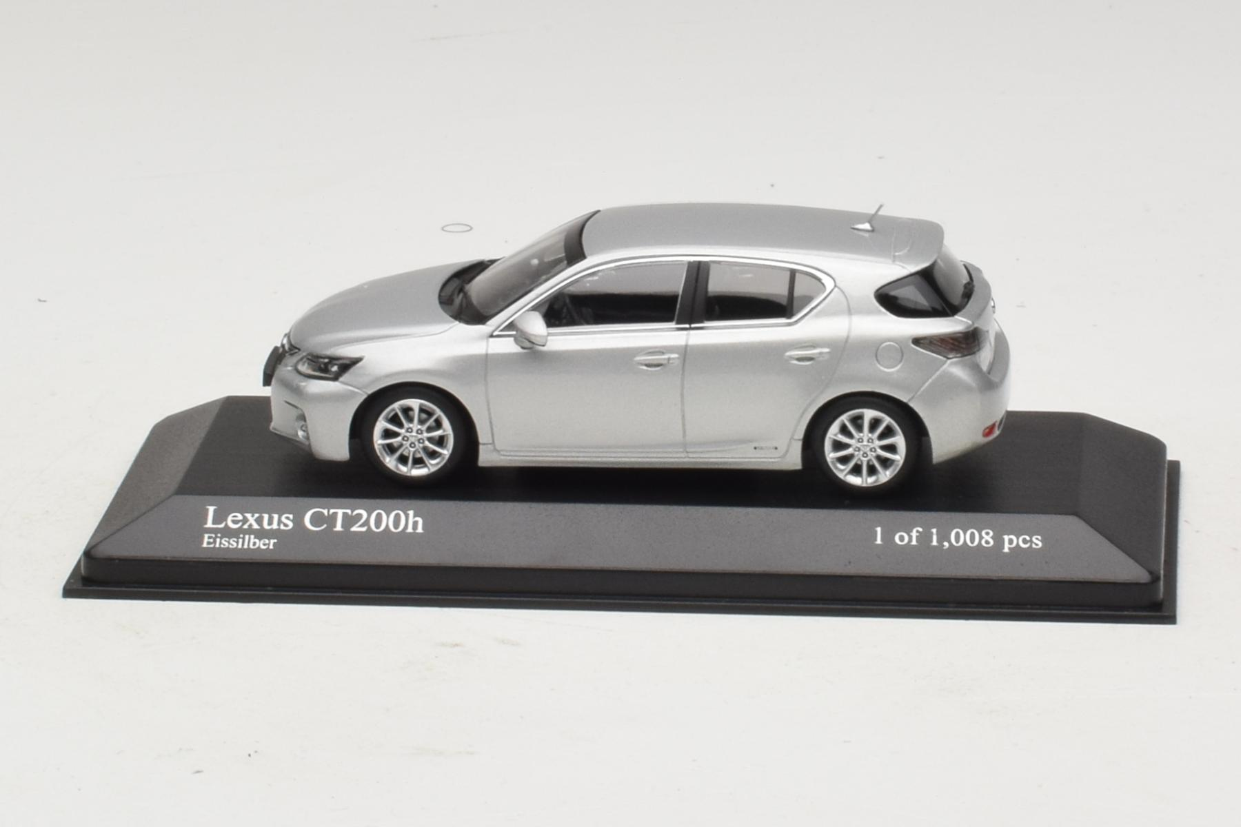 Lexus CT200h ミニカー MINICHAMPS 1/43 lexus-ct200h-silver-minichamps
