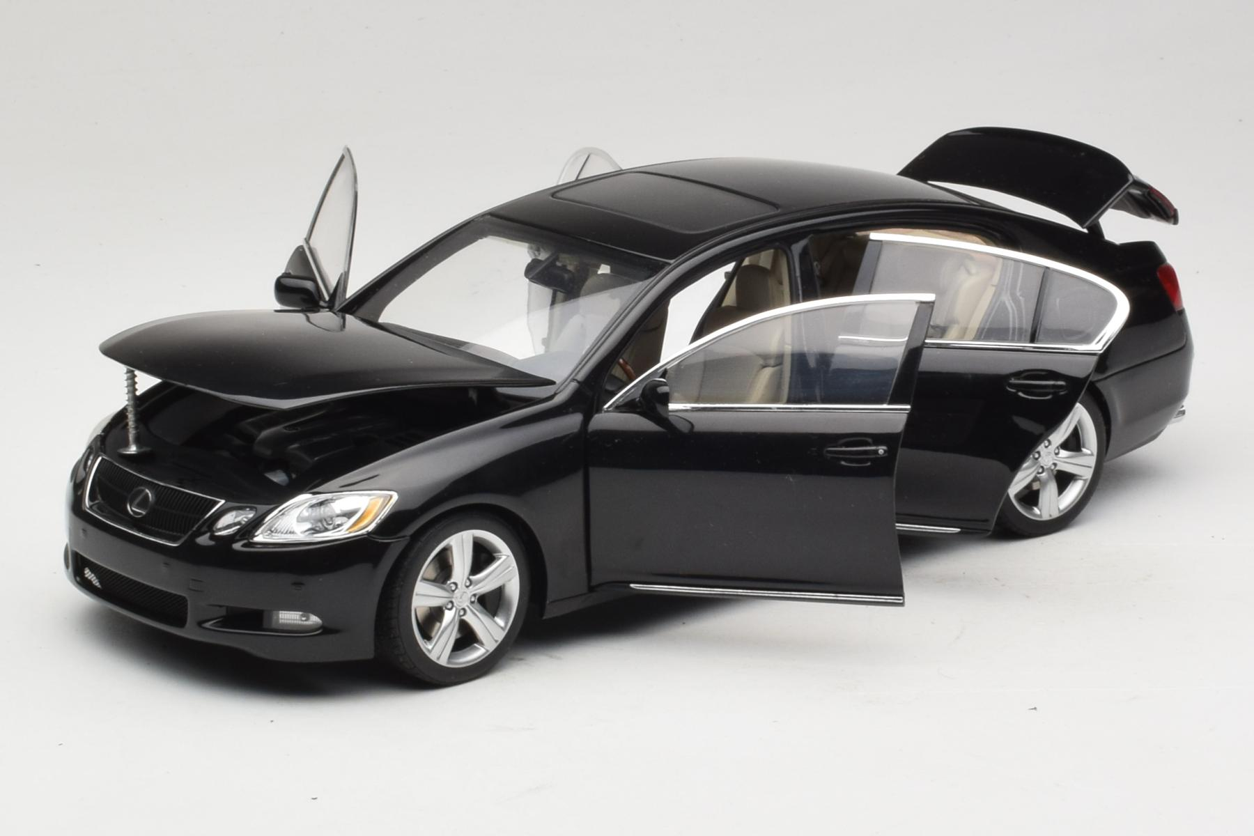 ミニカー AUTOart 1/18 2006 LEXUS GS430 AUTOart Lexus GS430 1:18 Diecast Onyx Black Sedan