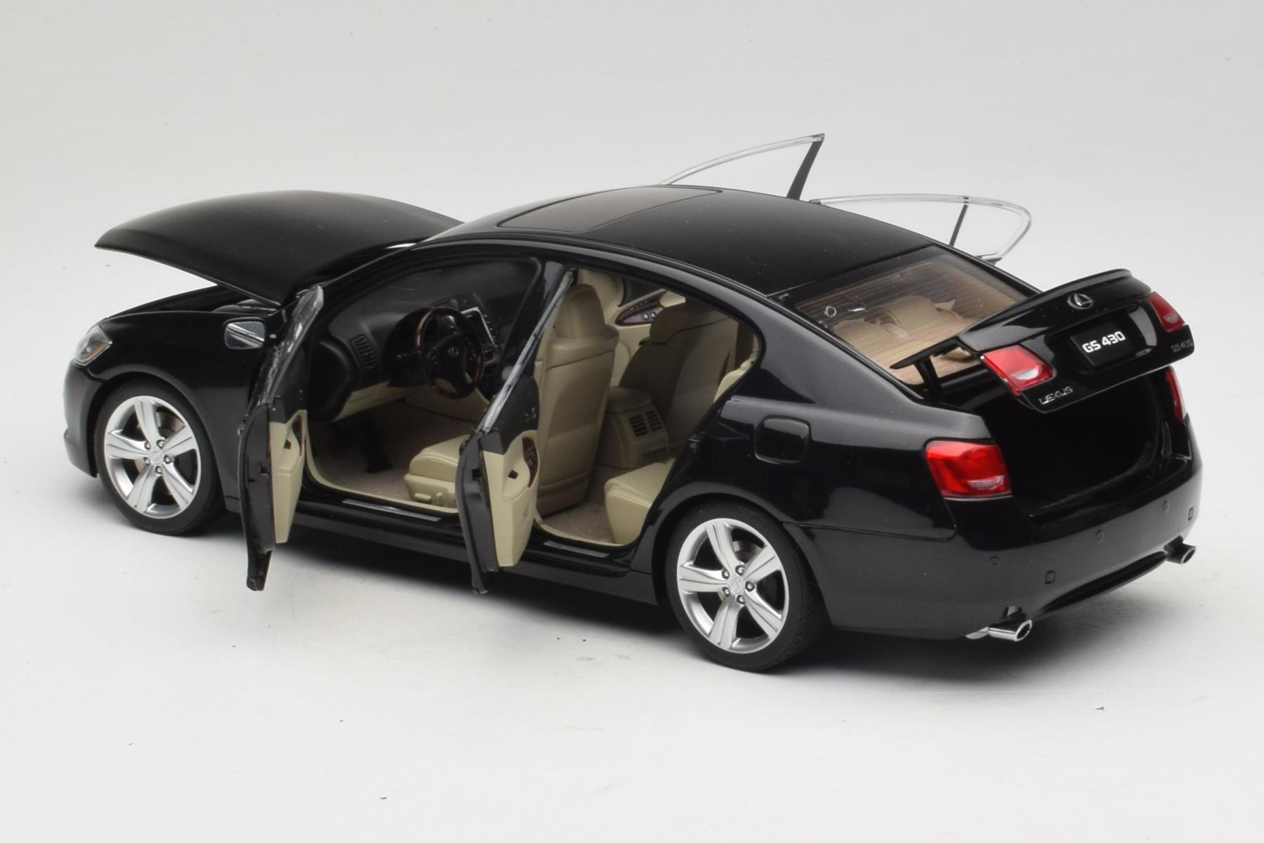 AUTOart Lexus GS430 1:18 Diecast Onyx Black Sedan