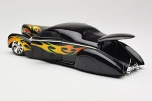 Lincoln Zephyr Scrape Custom Black with Flames Hot Wheels 1:18 57319 Diecast - image 5 of 8