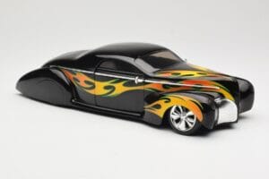Lincoln Zephyr Scrape Custom Black with Flames Hot Wheels 1:18 57319 Diecast - image 6 of 8