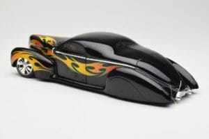 Lincoln Zephyr Scrape Custom Black with Flames Hot Wheels 1:18 57319 Diecast - image 7 of 8