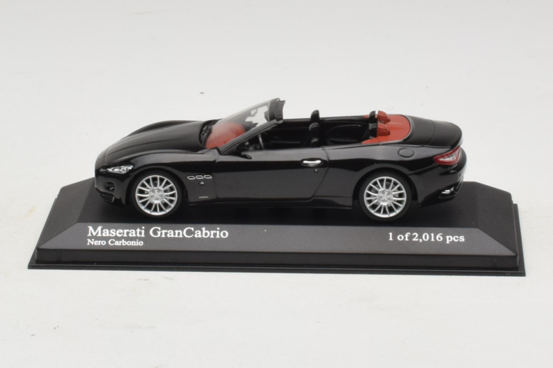 Maserati GranCabrio Black Metallic Minichamps 1:43 400123930 Diecast