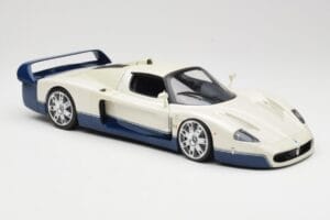 Maserati MC12 White Blue Hot Wheels 1:18 G7158 Diecast - image 6 of 8