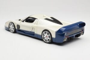 Maserati MC12 White Blue Hot Wheels 1:18 G7158 Diecast - image 7 of 8
