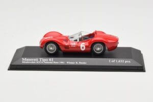 Maserati Tipo 61 #6 R. Penske SCCA National Race Meadowdale 1961 Minichamps 1:43 400611206 Diecast