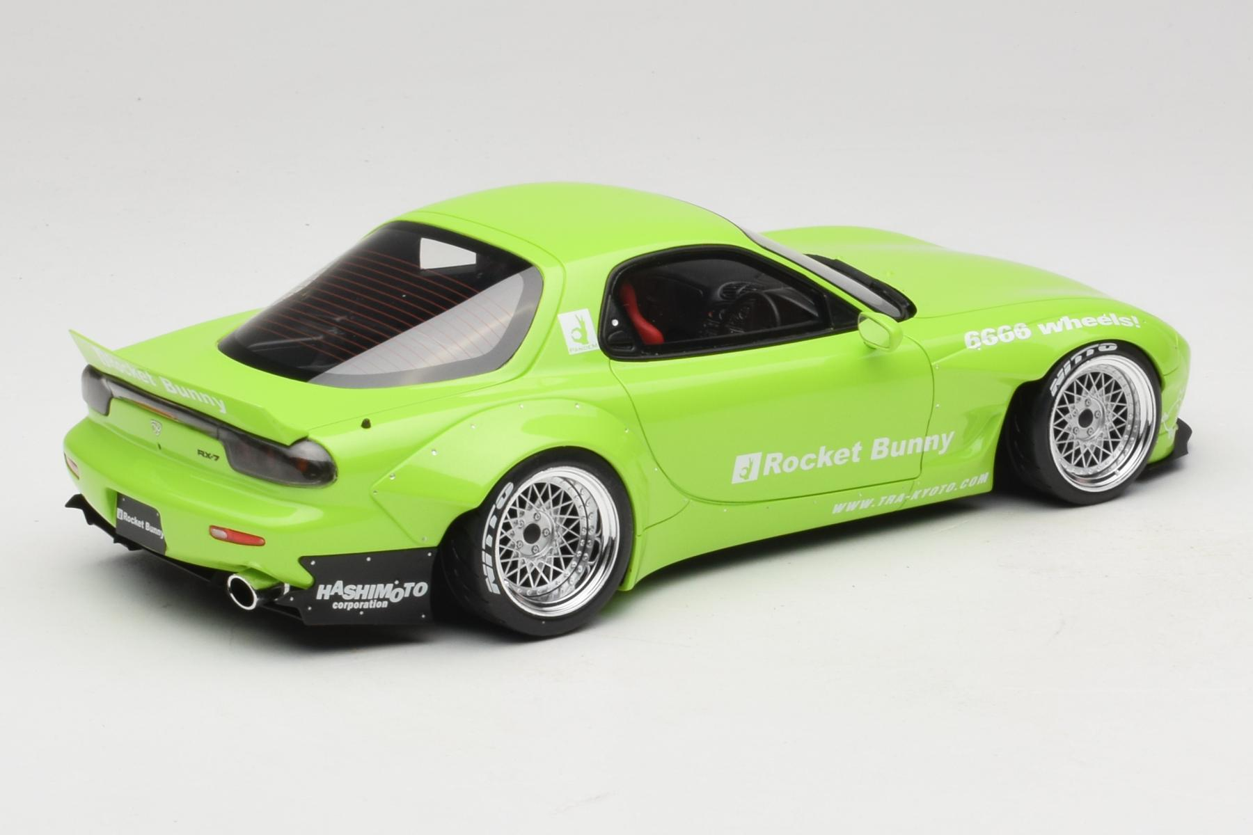 完全新品　未開封ミニカー【オットーモービル】1 /18 FD3S RX-7 Otto Mazda RX-7 FD Rocket Bunny 1:18 Resin Replica