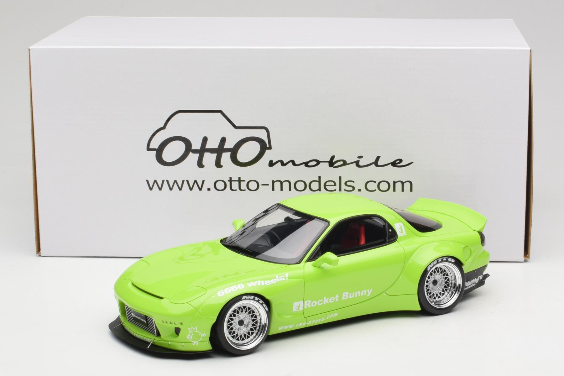 Otto Mazda RX-7 FD Rocket Bunny 1:18 Resin Replica