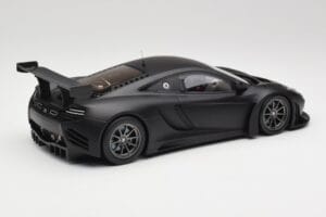 McLaren 12C GT3 Carbon Black Matt Minichamps 1:18 151121390 Diecast - image 2 of 6