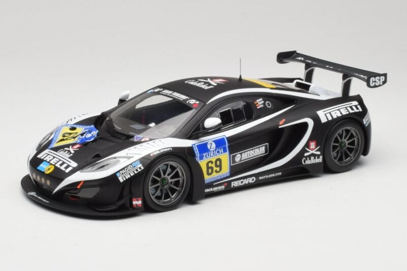 McLaren 12C GT3 Dorr Motorsport #69 C. Adams / M. Klasen 24 Hours Nurburgring 2013 Minichamps 1:18 151131369 Diecast