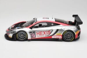 McLaren 12C GT3 Hexis Racing #107 O. Panis / F. Cazenave 24 Hours of Spa 2013 Minichamps 1:18 151131397 Diecast - image 3 of 6