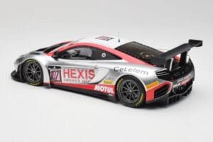 McLaren 12C GT3 Hexis Racing #107 O. Panis / F. Cazenave 24 Hours of Spa 2013 Minichamps 1:18 151131397 Diecast - image 5 of 6