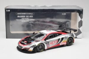 McLaren 12C GT3 Hexis Racing #107 O. Panis / F. Cazenave 24 Hours of Spa 2013 Minichamps 1:18 151131397 Diecast - image 6 of 6