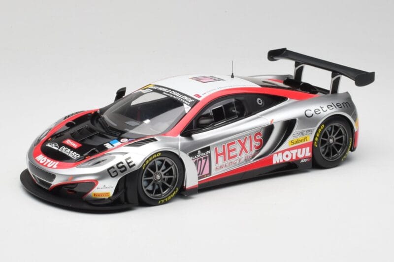 McLaren 12C GT3 Hexis Racing #107 O. Panis / F. Cazenave 24 Hours of Spa 2013 Minichamps 1:18 151131397 Diecast