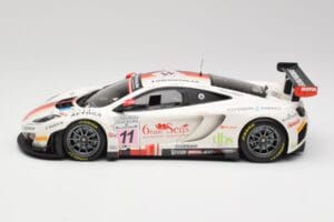 McLaren 12C GT3 #11 Art Grand Prix C. Leclerc / N. Parisy / A. Soucek Spa 24 Hours 2013 Minichamps 1:18 151131311 Diecast - image 3 of 6