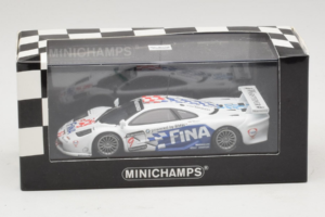 McLaren F1 GTR #9 Fina P. Kox / R. Ravaglia / A. Montermini 24 Hours of Le Mans 1997 Minichamps 1:43 MCLAREN002 Diecast - image 5 of 5