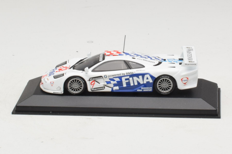 McLaren F1 GTR #9 Fina P. Kox / R. Ravaglia / A. Montermini 24 Hours of Le Mans 1997 Minichamps 1:43 MCLAREN002 Diecast