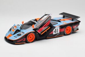 McLaren F1 GTR Gulf #41 P. Gounon / S. Oloffson 24 Hours of Le Mans 1997 Minichamps 1:18 530133741 Diecast - image 2 of 8