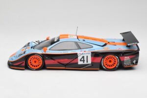 McLaren F1 GTR Gulf #41 P. Gounon / S. Oloffson 24 Hours of Le Mans 1997 Minichamps 1:18 530133741 Diecast - image 4 of 8