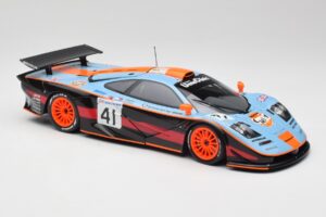 McLaren F1 GTR Gulf #41 P. Gounon / S. Oloffson 24 Hours of Le Mans 1997 Minichamps 1:18 530133741 Diecast - image 6 of 8