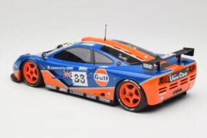 McLaren F1 GTR Gulf Racing #33 S. Bellm / A. Weaver / J. Lehto 24 Hours of Le Mans 1996 Minichamps 1:18 530133633 Diecast - image 7 of 8
