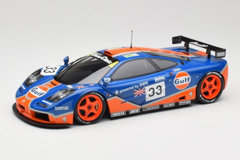 McLaren F1 GTR Gulf Racing #33 S. Bellm / A. Weaver / J. Lehto 24 Hours of Le Mans 1996 Minichamps 1:18 530133633 Diecast
