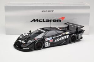 McLaren F1 GTR Gulf Team Davidoff #41 T. Bscher / E. Pirro / R. Capello 24 Hours of Le Mans 1998 Minichamps 1:18 530133841 Di - image 8 of 8