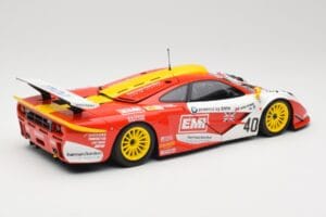 McLaren F1 GTR Gulf Team Davidoff #40 D. O'Rourke / G. Sugden / J. Auberlein 24 Hours of Le Mans 1998 Minichamps 1:18 5301338 - image 3 of 8