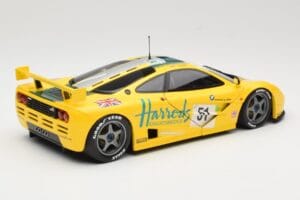 McLaren F1 GTR Harrods Mach One Racing #51 A. Wallace / D. Bell / J. Bell 24 Hours of Le Mans 1995 Minichamps 1:18 530133551  - image 3 of 8