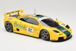 McLaren F1 GTR Harrods Mach One Racing #51 A. Wallace / D. Bell / J. Bell 24 Hours of Le Mans 1995 Minichamps 1:18 530133551  - image 6 of 8