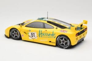 McLaren F1 GTR Harrods Mach One Racing #51 A. Wallace / D. Bell / J. Bell 24 Hours of Le Mans 1995 Minichamps 1:18 530133551  - image 7 of 8