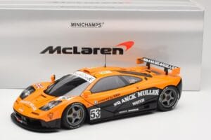 McLaren F1 GTR Kokusai Kaihatsu Racing #53 O. Giroix / J. Sala / P. Deletraz 24 Hours of Le Mans 1996 Minichamps 1:18 5301336 - image 8 of 8