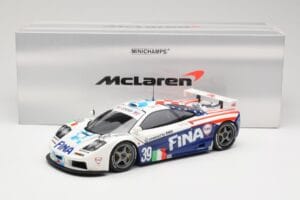 McLaren F1 GTR Team Bigazzi #39 N. Piquet / A. Cecotto / D. Sullivan 24 Hours of Le Mans 1996 Minichamps 1:18 530133639 Dieca - image 8 of 8