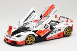McLaren F1 GTR West Competition #49 J. Nielsen / J. Mass / T. Bscher 24 Hours of Le Mans 1995 Minichamps 1:18 530133549 Dieca - image 2 of 8