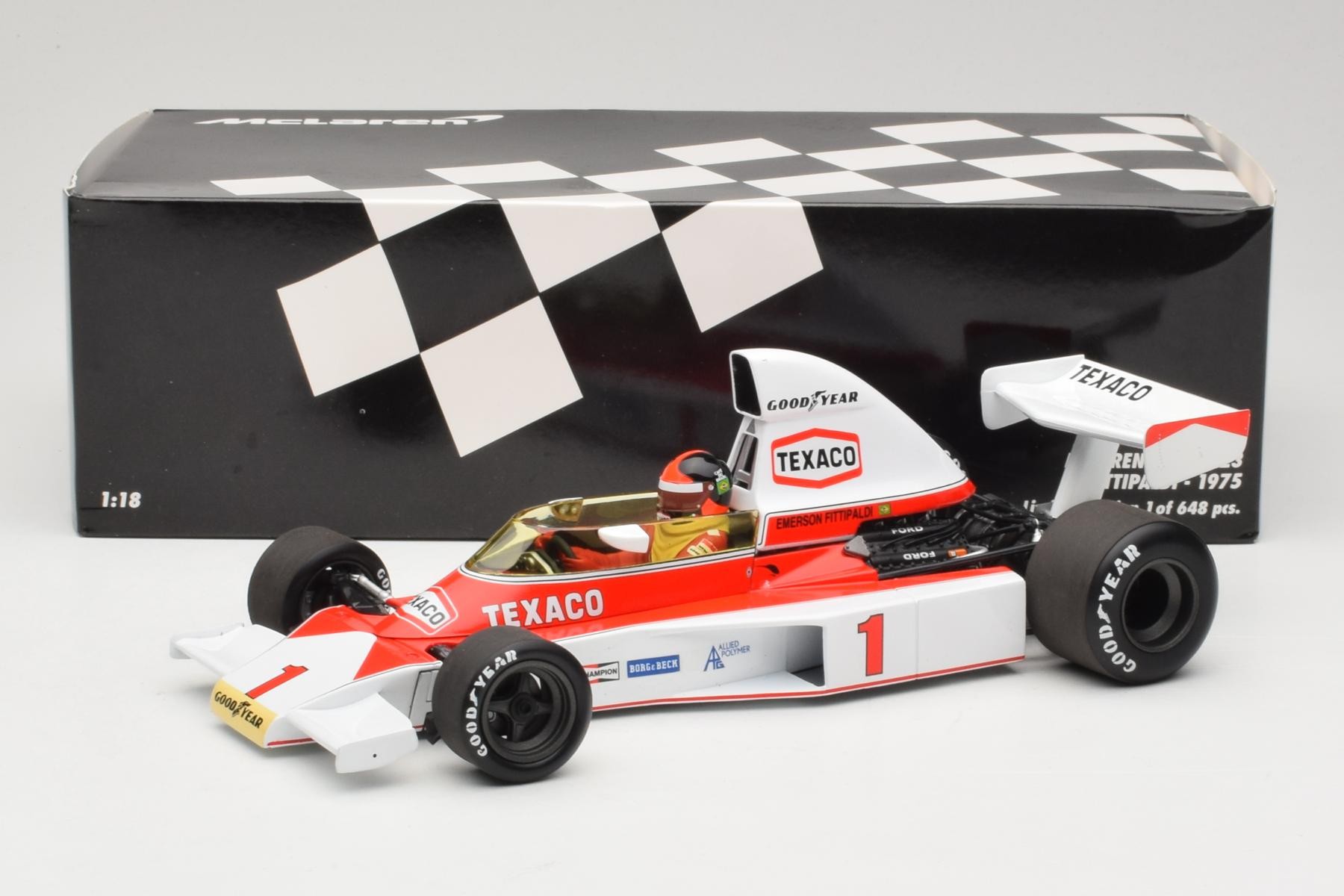 Minichamps McLaren M23 Fittipaldi 1975 F1 1:18