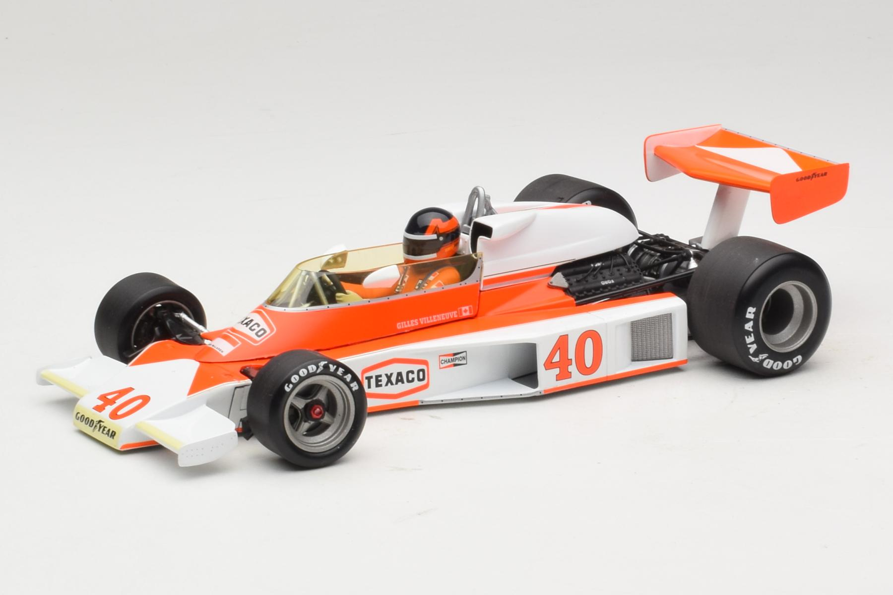 ミニチャンプス 1/18 マクラーレン フォードM23 G ビルヌーブ 1977 Minichamps McLaren M23 1:18 Villeneuve 1977 F1 Diecast