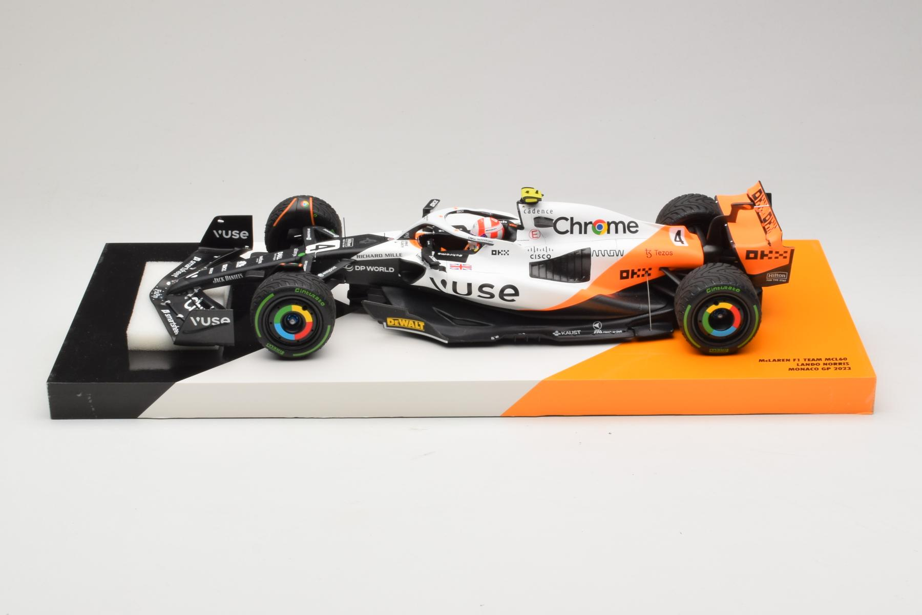 Minichamps McLaren MCL60 1:18 Norris Monaco Resin
