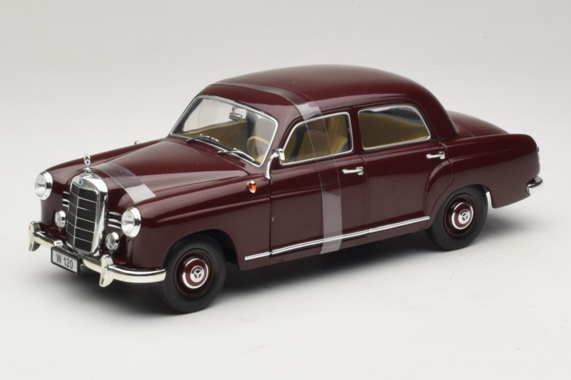 Mercedes 180 Ponton Dark Red Revell 1:18 Mercedes 180 Ponton Dark Red Revell 1:18 08876 Diecast